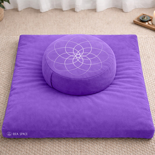 COMING SOON! Get 15% Off + Early Access: Amethyst Inner Orbit Meditation Cushion