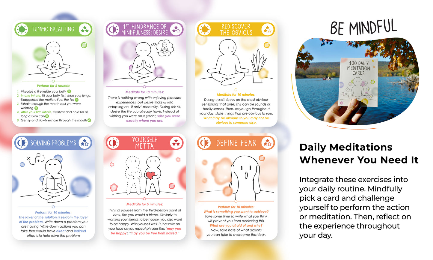 100 Daily Meditation Cards